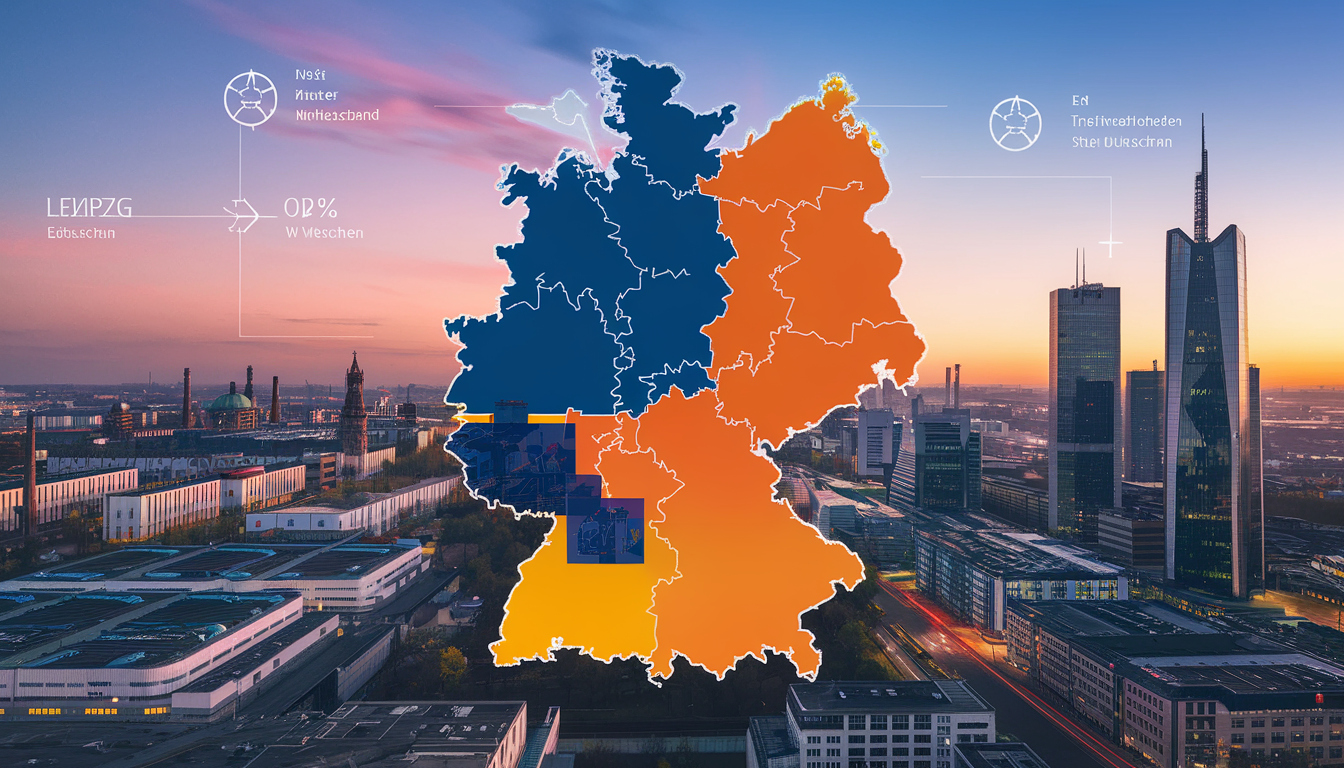 Regionale Wirtschaftsunterschiede in Deutschland: Ost vs. West im Jahr 2025